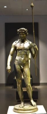 Roman Statue of Dionysus (between 117 – 138 CE). Museo Nazionale Romano, Palazzo Massimo. Source: Wikimedia Commons