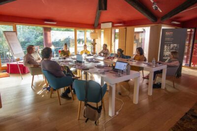 The participants of the workshop 'Animism and Paganism' at work (photo by Santiago Lopez-Pavillard).