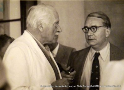 Henry Corbin and C. G. Jung at Eranos, August 1950. © Association des Amis de Stella et Henry Corbin.