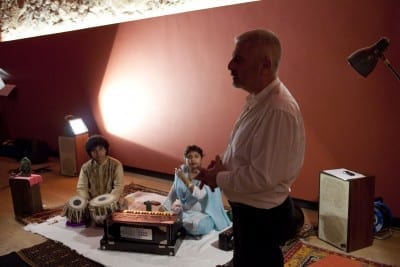 10/18 - Paris Orchestra at Alain Daniélou Foundation - Paris Orchestra and National Music Conservatory's students introduced to Indian Classical Music (crédits : Mario D'Angelo)