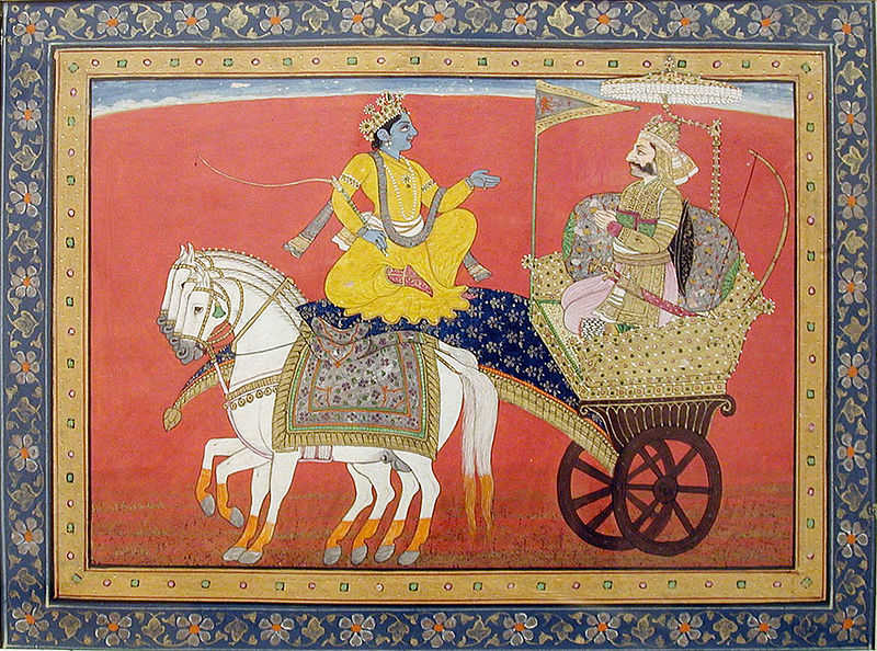 The hero and the avatar: Arjuna and Krishna in the Bhagavad Gītā.